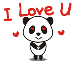 Cute panda sticker #1674349