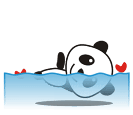 Cute panda sticker #1674353