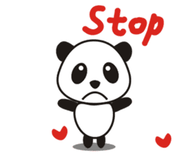 Cute panda sticker #1674358