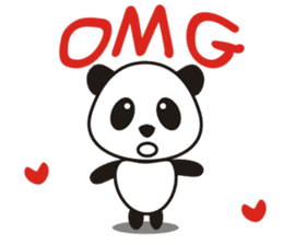 Cute panda sticker #1674359