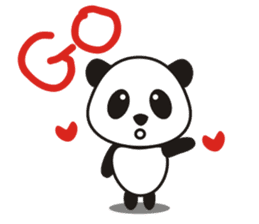 Cute panda sticker #1674363