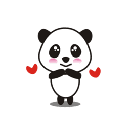 Cute panda sticker #1674366