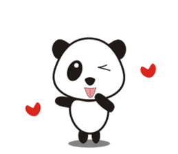 Cute panda sticker #1674368