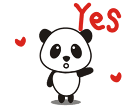 Cute panda sticker #1674369