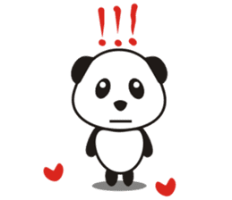 Cute panda sticker #1674371