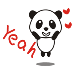 Cute panda sticker #1674374