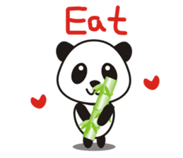 Cute panda sticker #1674376