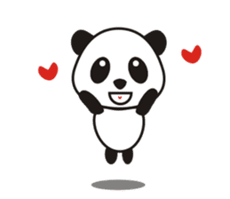 Cute panda sticker #1674380