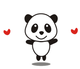 Cute panda sticker #1674382