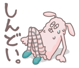 annoying rabbit -Mosagi- sticker #1674559