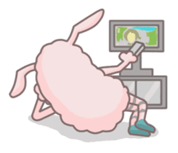 annoying rabbit -Mosagi- sticker #1674570
