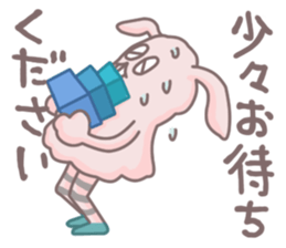 annoying rabbit -Mosagi- sticker #1674584