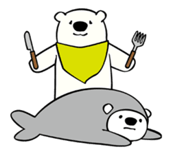 Polar Bear and Polar Bear sticker #1674659