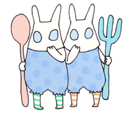 The Masked Rabbits Series sticker #1675085