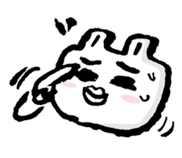 Uh... rabbit. sticker #1675146