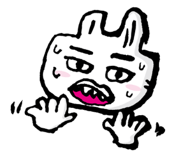 Uh... rabbit. sticker #1675160