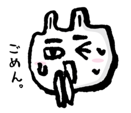 Uh... rabbit. sticker #1675169