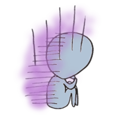 cute gray sticker #1675301