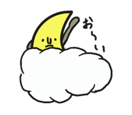 yuru yuru moon sticker #1675333