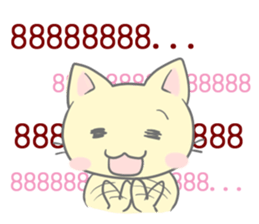 Happy cat sticker sticker #1675506