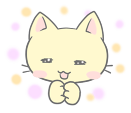 Happy cat sticker sticker #1675507