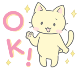 Happy cat sticker sticker #1675523