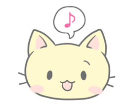 Happy cat sticker sticker #1675526