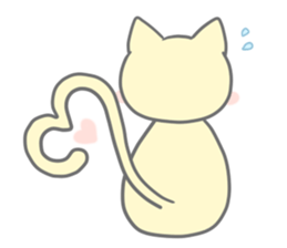 Happy cat sticker sticker #1675527