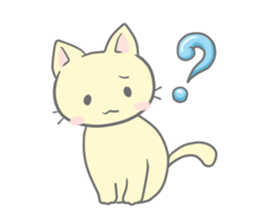 Happy cat sticker sticker #1675528