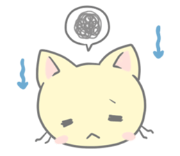 Happy cat sticker sticker #1675534