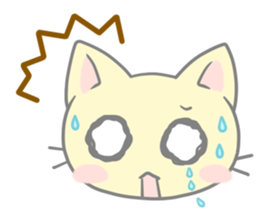 Happy cat sticker sticker #1675535