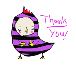 Animal with animal pattern sticker #1676262