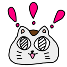 Steamed bread Cat sticker #1676341