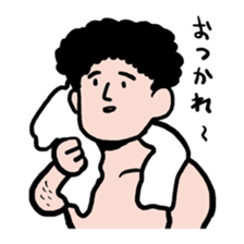 Strange middle-aged man sticker #1676401