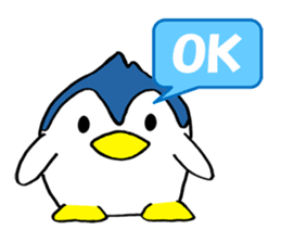 Couple of penguins (English) sticker #1676425