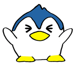 Couple of penguins (English) sticker #1676427