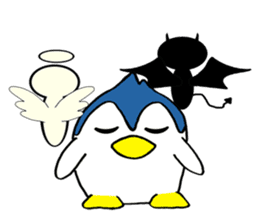 Couple of penguins (English) sticker #1676461