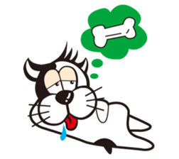 Naughty Doggy sticker #1676478