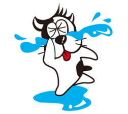 Naughty Doggy sticker #1676486