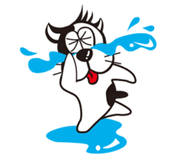 Naughty Doggy sticker #1676486