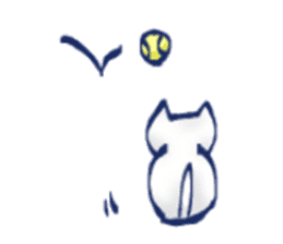 Daily life of the cat 2 sticker #1676755
