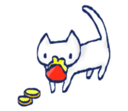 Daily life of the cat 2 sticker #1676771