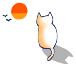 Daily life of the cat 2 sticker #1676783