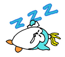 Light blue Pengu sticker #1676945