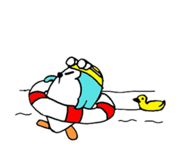 Light blue Pengu sticker #1676946