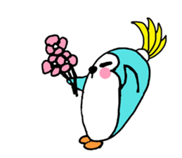 Light blue Pengu sticker #1676950