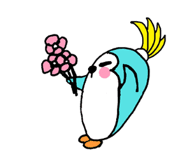 Light blue Pengu sticker #1676950