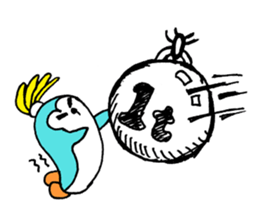 Light blue Pengu sticker #1676955