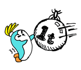 Light blue Pengu sticker #1676955