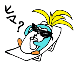 Light blue Pengu sticker #1676959